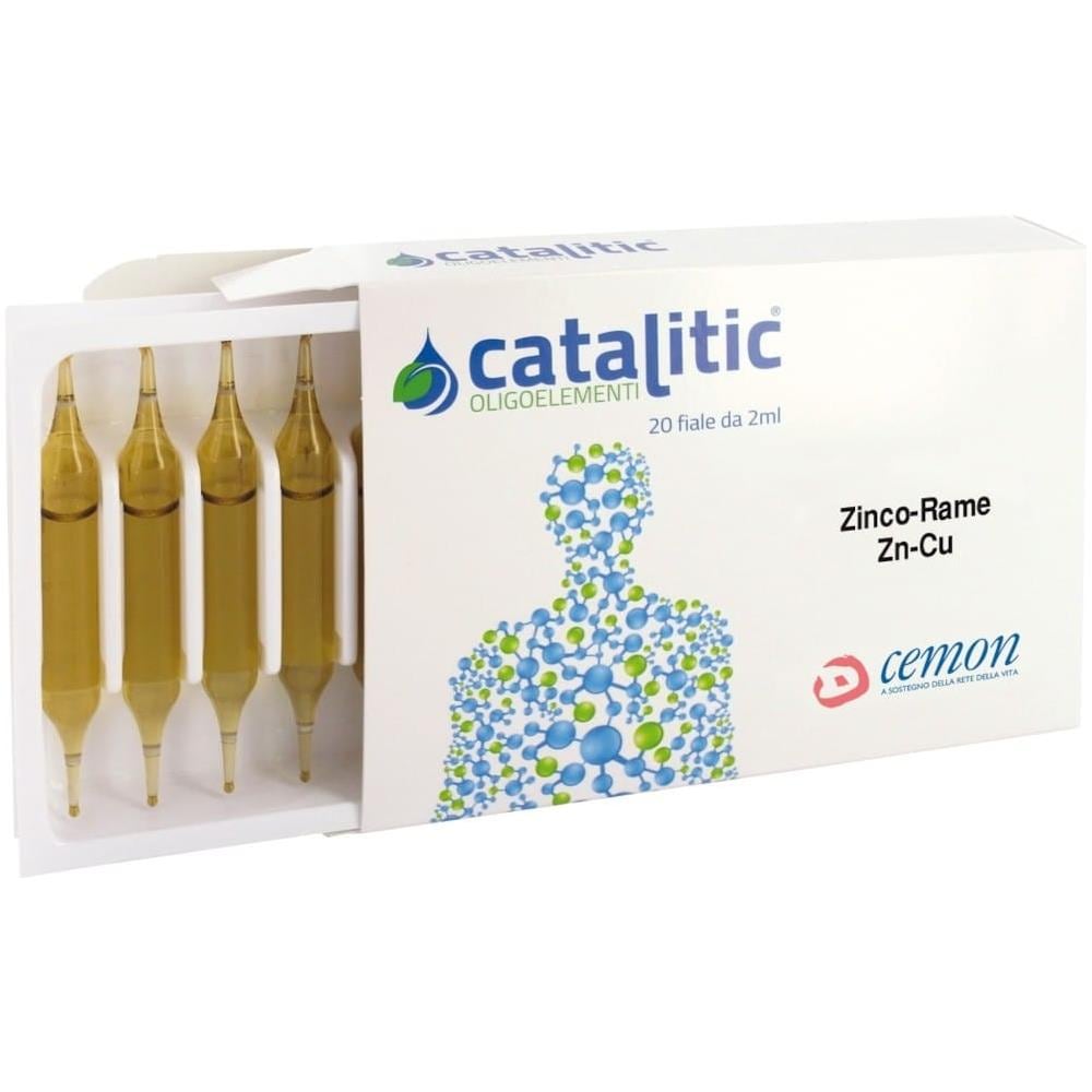 Catalitic Oligoelementi Zinco Rame Zn-Cu 20 Fiale 2 ml - Foto 1
