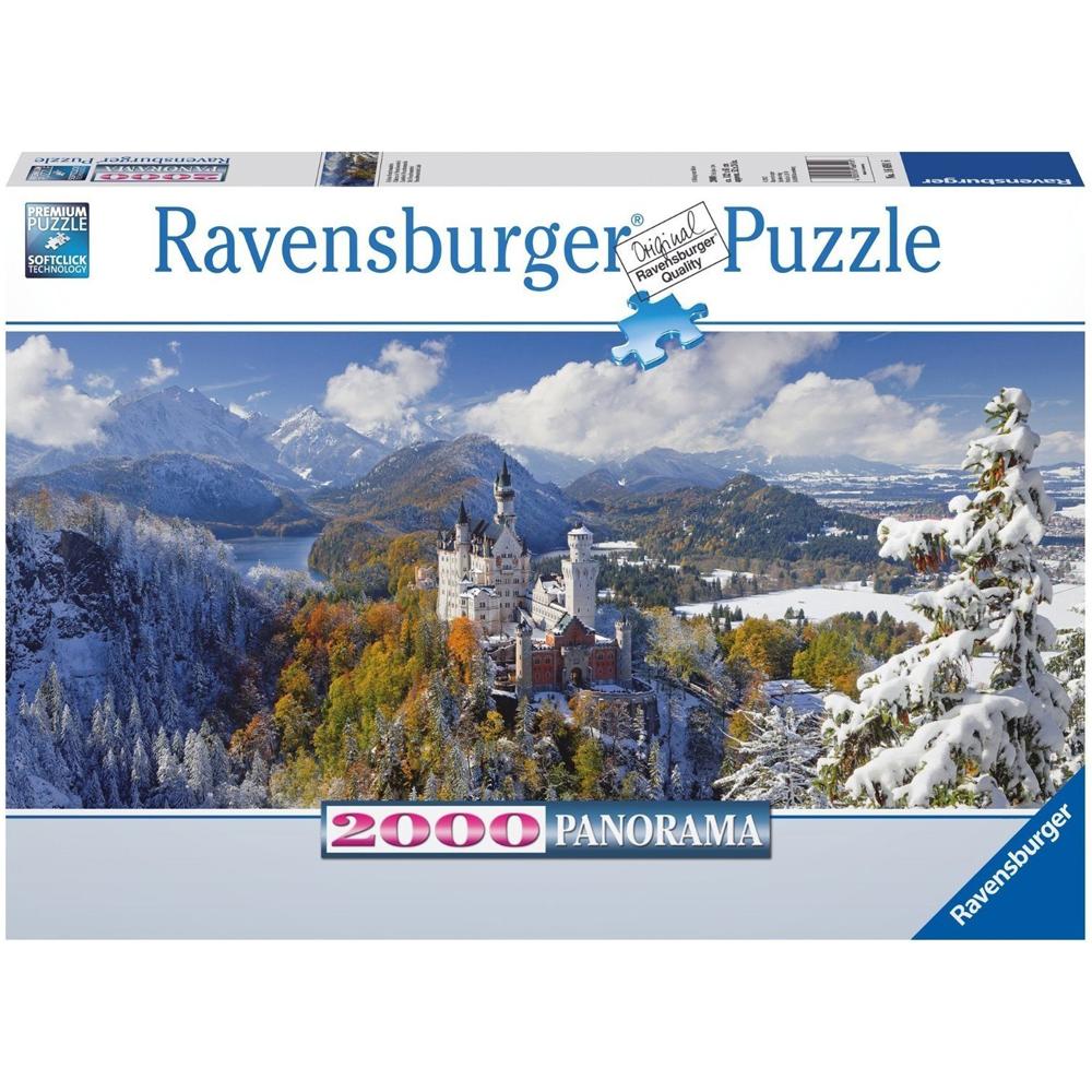 Puzzle Panorama Castello di Neuschwanstein 2000 pz 132 x 61 cm 16691 - Foto 2