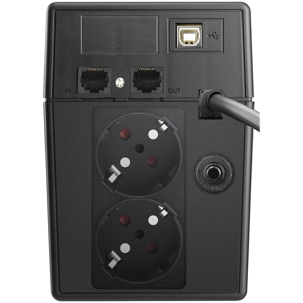 BlueWalker PowerWalker VI 800 SW A linea interattiva 800VA 2AC outlet (s) Nero gruppo di continuità (UPS)  - Foto 5