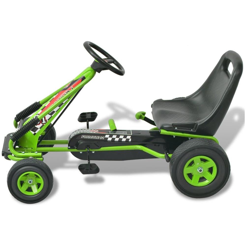 Go Kart A Pedali Con Seduta Regolabile Verde - Foto 2