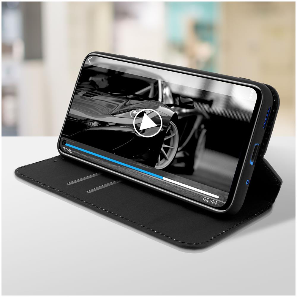 Custodia Honor View 20 Portacarte Funzione Supporto Nero - Foto 2