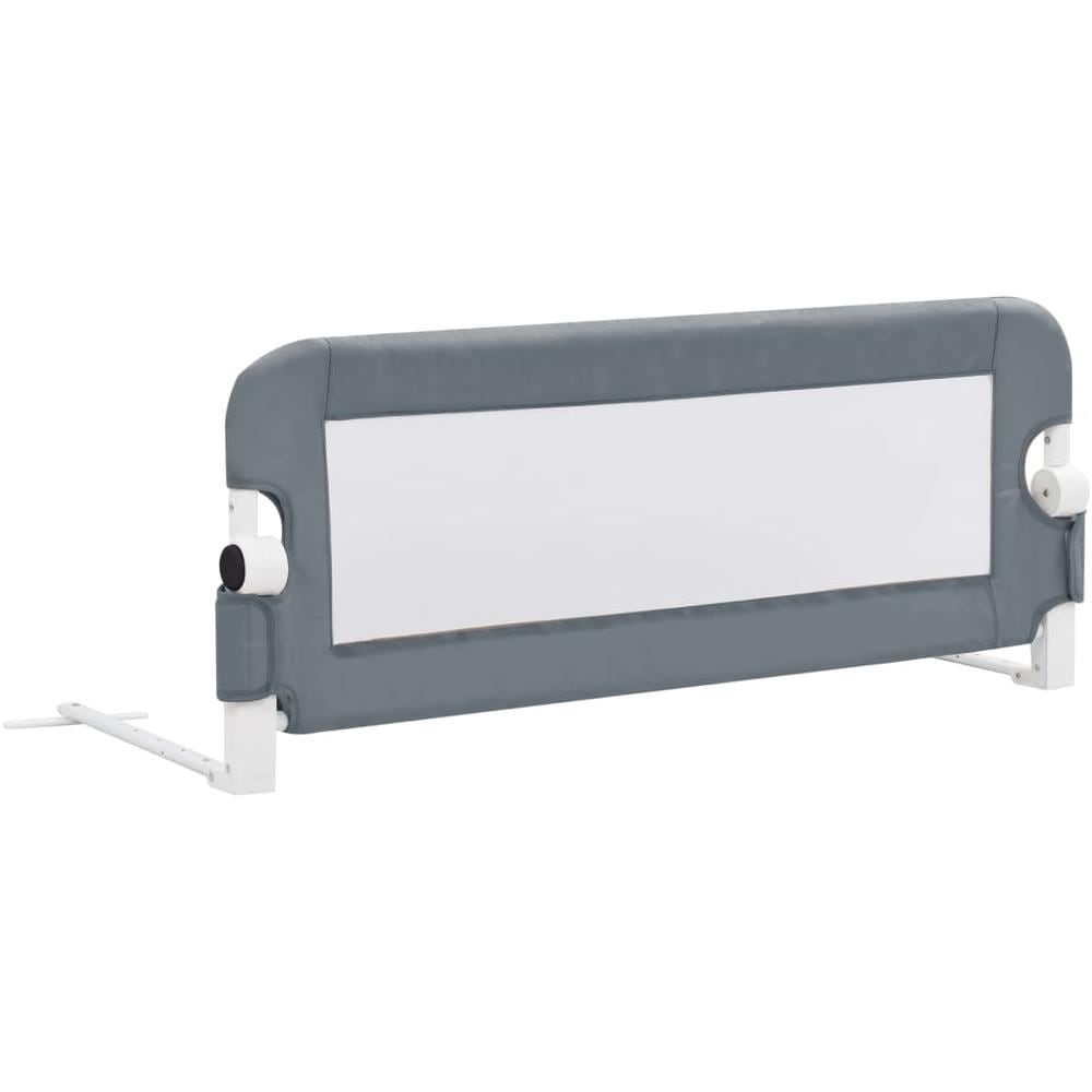 Sponde Letto Di Sicurezza Bambini Grigio 102x42cm Poliestere - Foto 2