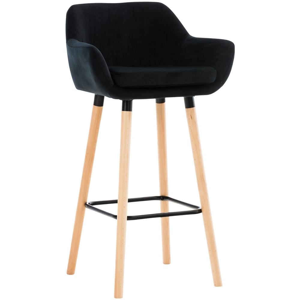 2 Federe Elasticizzate Per Sgabelli Da Bar In Velluto: Coprisedie Rimovibili Con Fondo Antiscivolo (Grigio/Azzurro, Adatto 39-48cm)