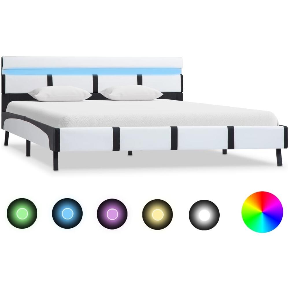 Giroletto con LED Bianco in Similpelle 140x200 cm - Foto 1