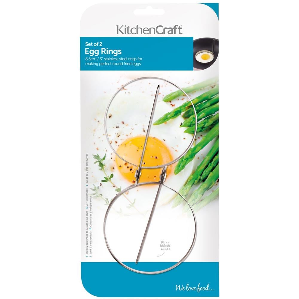 Set 2 Anelli Per Uova In Acciaio Inox - Foto 2