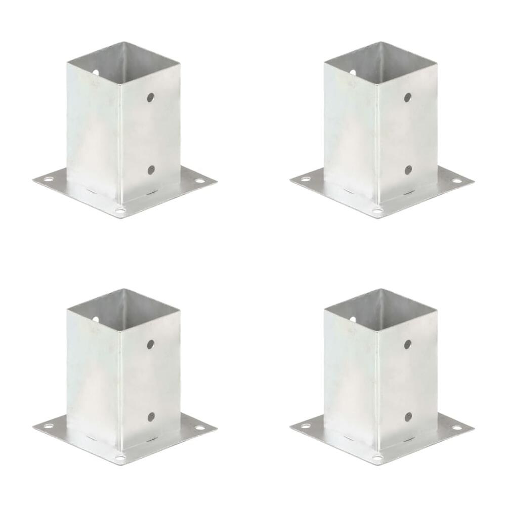 Ancoraggi Pali 4 Pz In Metallo Zincato 91 Mm - Foto 1