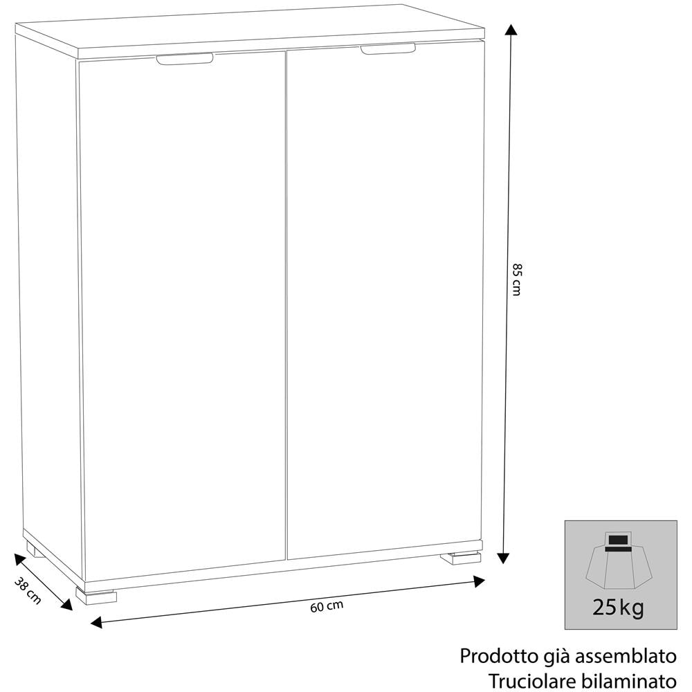 Poli - Armadietto 2 Ante - Foto 3