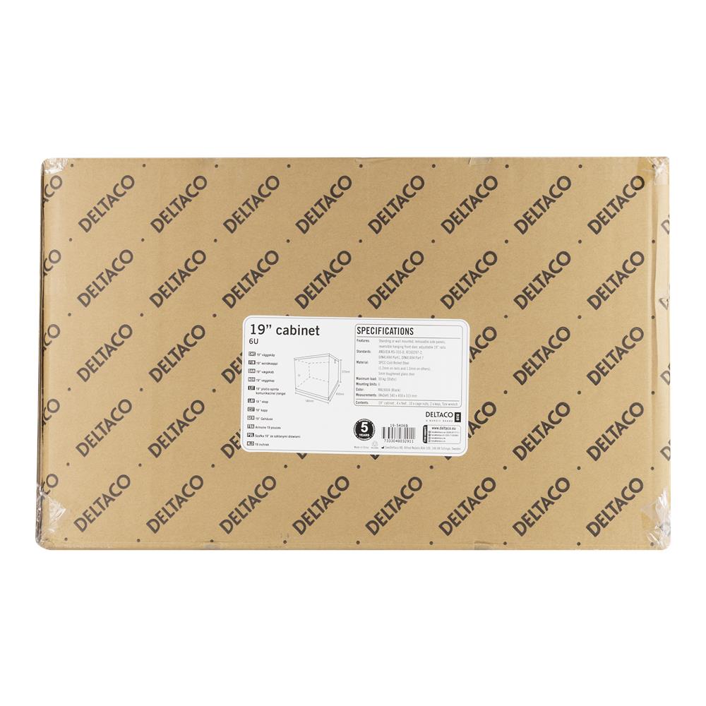 Armadio 19"", 6u, 540x450mm, Verticale O A Parete, Porta In Vetro - Foto 12