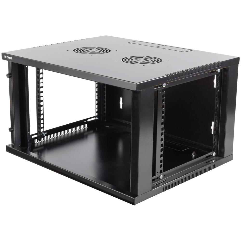 Armadio 19"", 6u, 540x450mm, Verticale O A Parete, Porta In Vetro - Foto 2