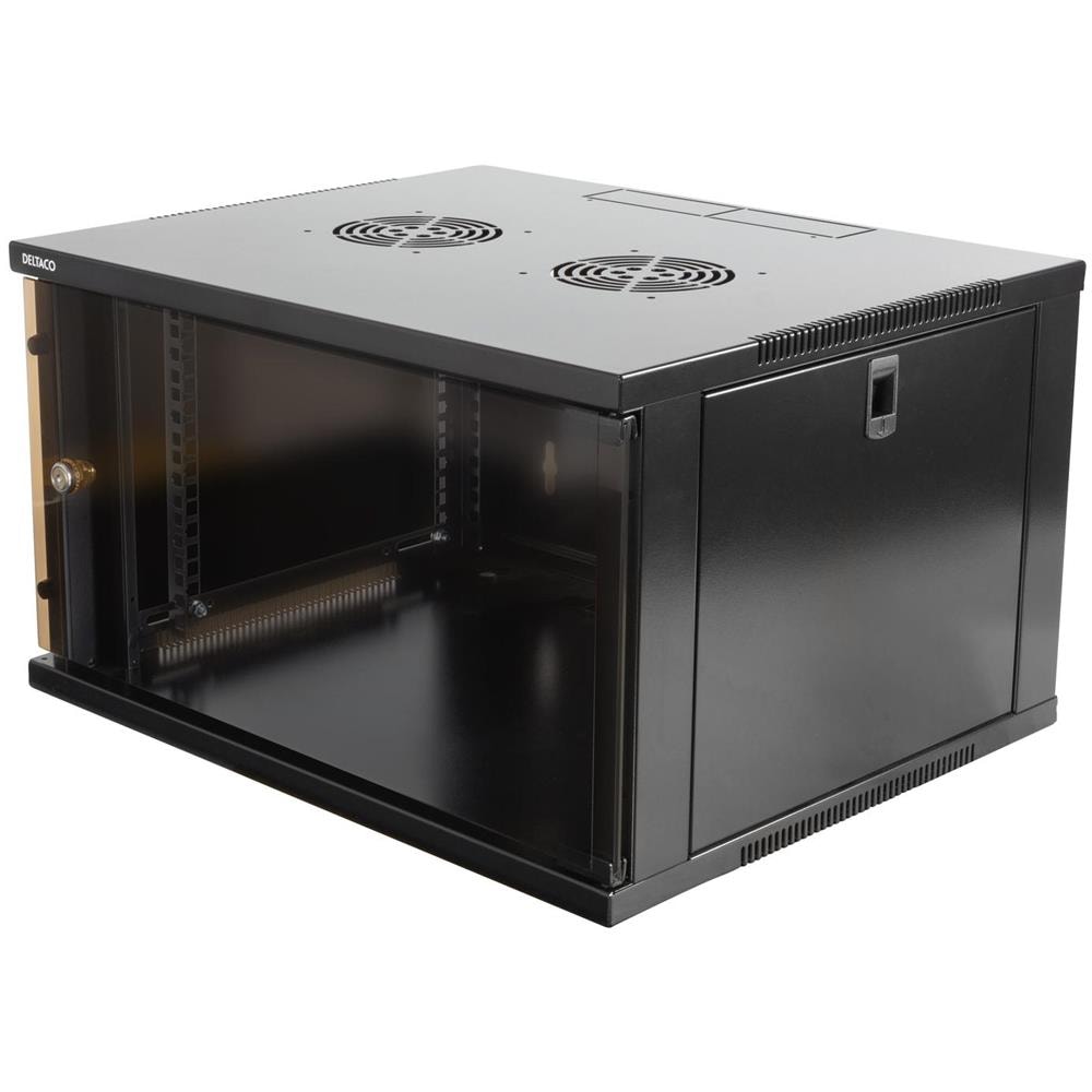 Armadio 19"", 6u, 540x450mm, Verticale O A Parete, Porta In Vetro - Foto 1