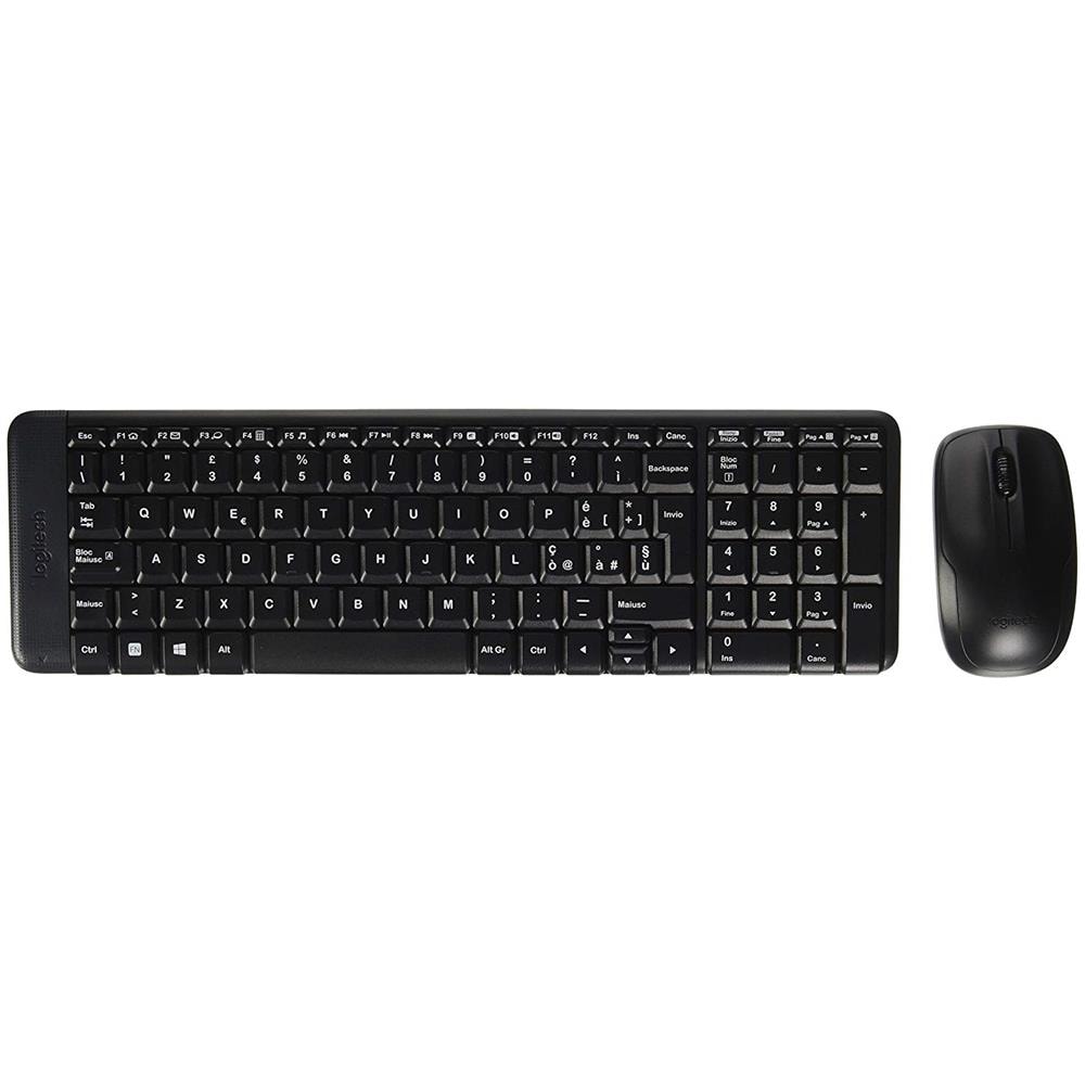 Tastiera e Mouse Wireless 920-003158 (Layout Portoghese) Colore Nero - Foto 2
