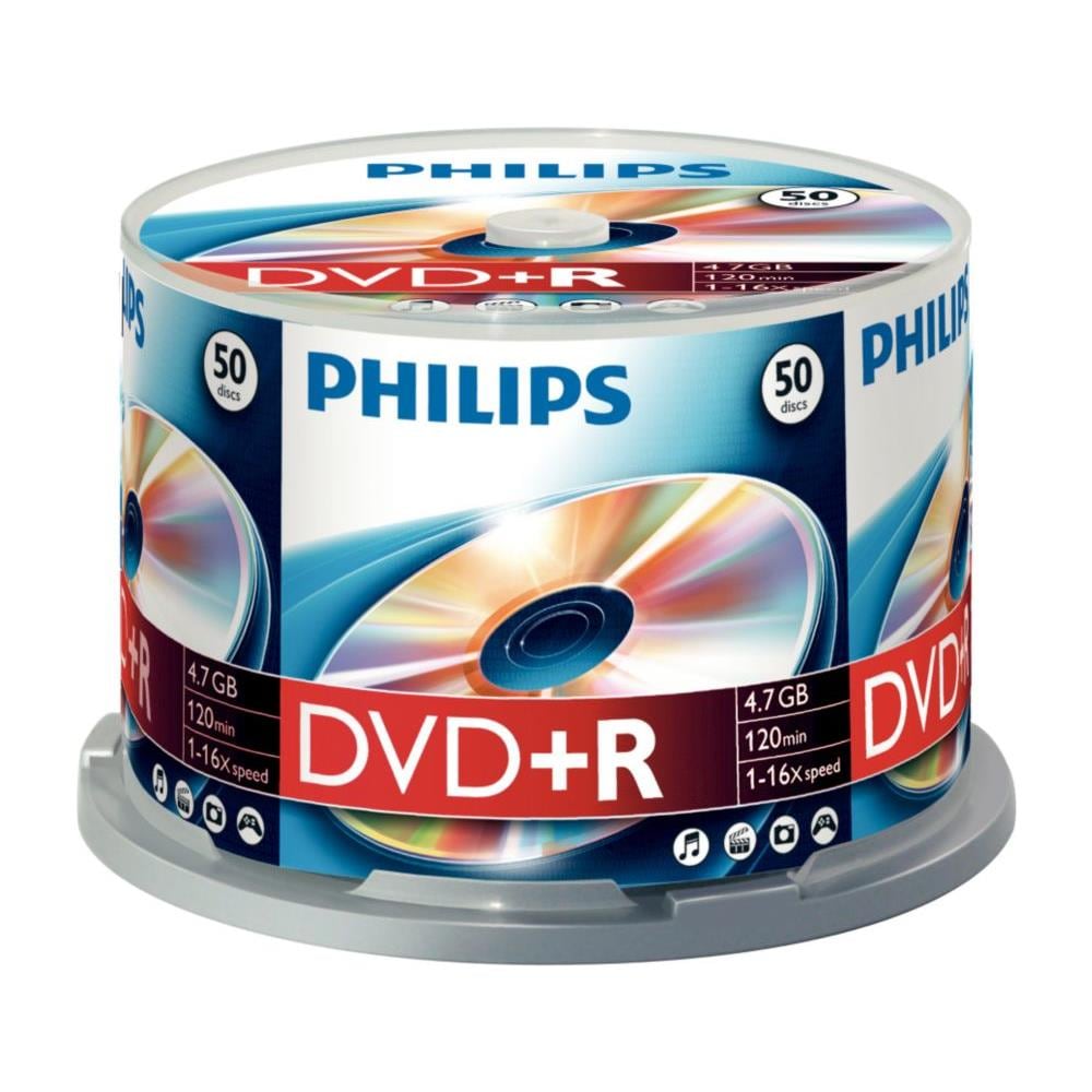 Supporto registrabile DVD DR4S6B50F / 00 - DVD+R - 16x - 4,70 GB - 50 Pacco Spindle - 120mm - 2 Ora Tempo di registrazione massimo - Foto 2