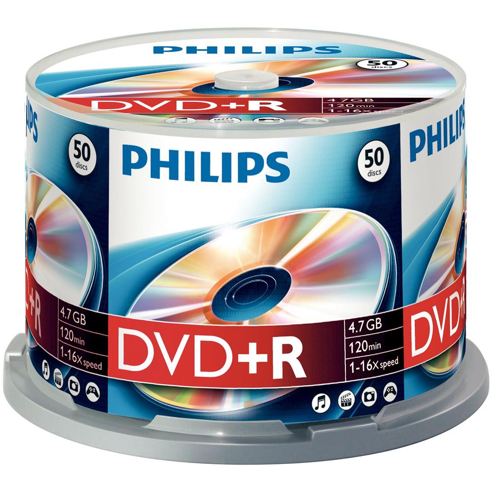 Supporto registrabile DVD DR4S6B50F / 00 - DVD+R - 16x - 4,70 GB - 50 Pacco Spindle - 120mm - 2 Ora Tempo di registrazione massimo - Foto 3