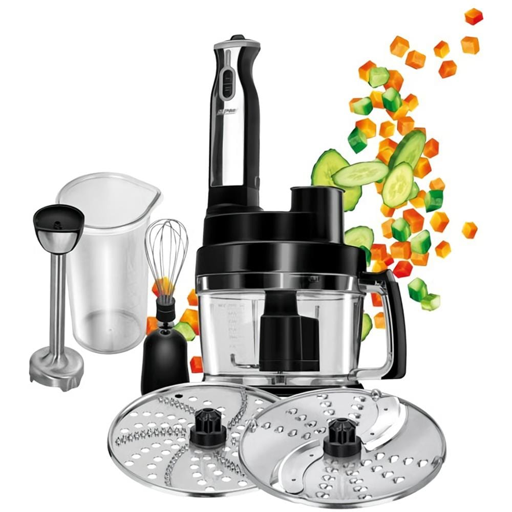 Robot da Cucina Multifunzione MRK-17  Capacità 2 L Potenza 800 W Colore Nero  - Foto 1