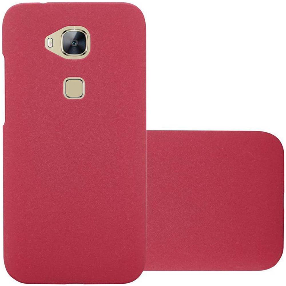 Custodia Compatibile Con Huawei G7 Plus / G8 / Gx8 In Frosty Rosso - Hard Case Coperchio Protettivo In Frosted Look Contro I Graffi E Gli Urti - Foto 1