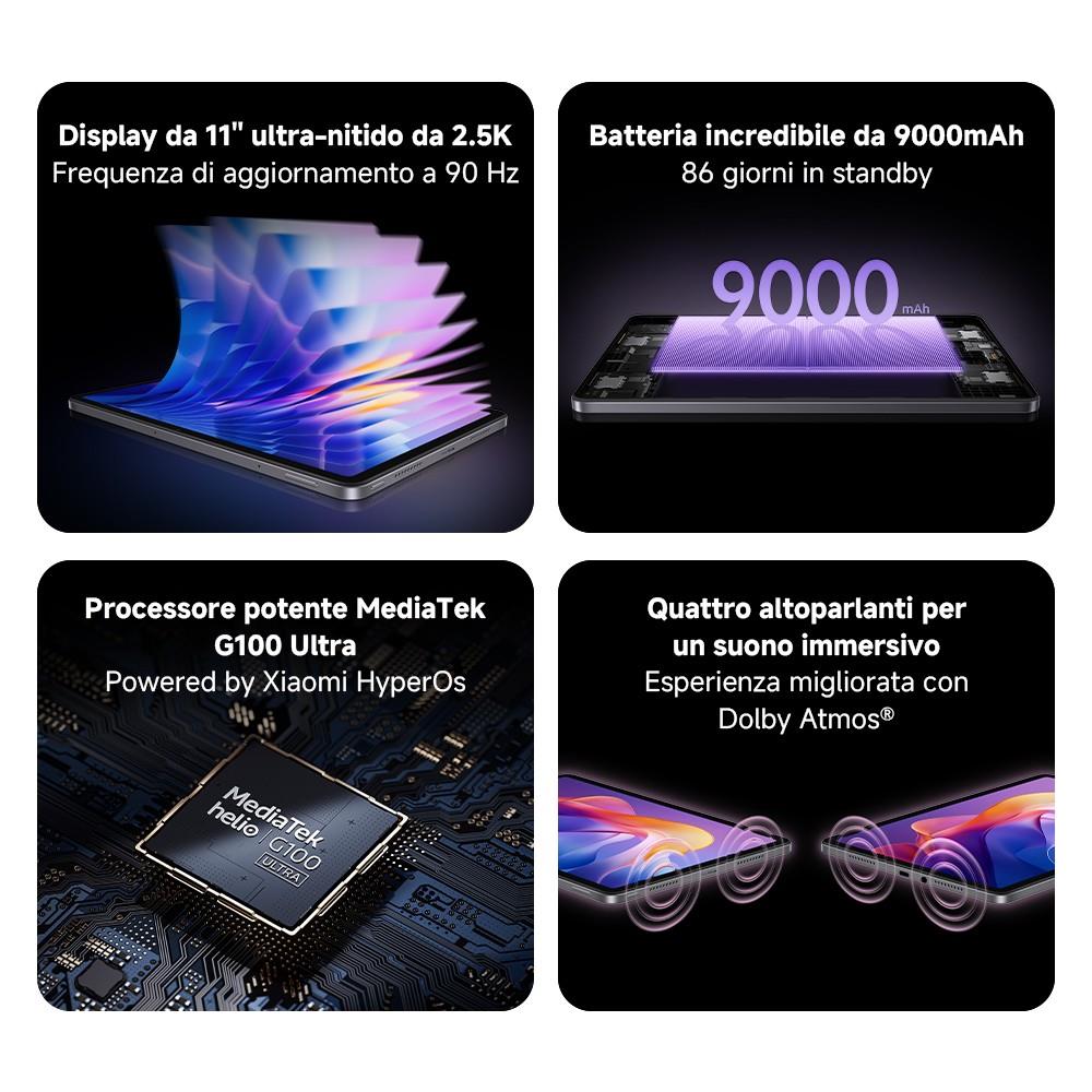 Redmi Pad 2 Mediatek 256 GB 27,9 cm (11") 8 GB Wi-Fi 5 (802.11ac) Grafite - Foto 6