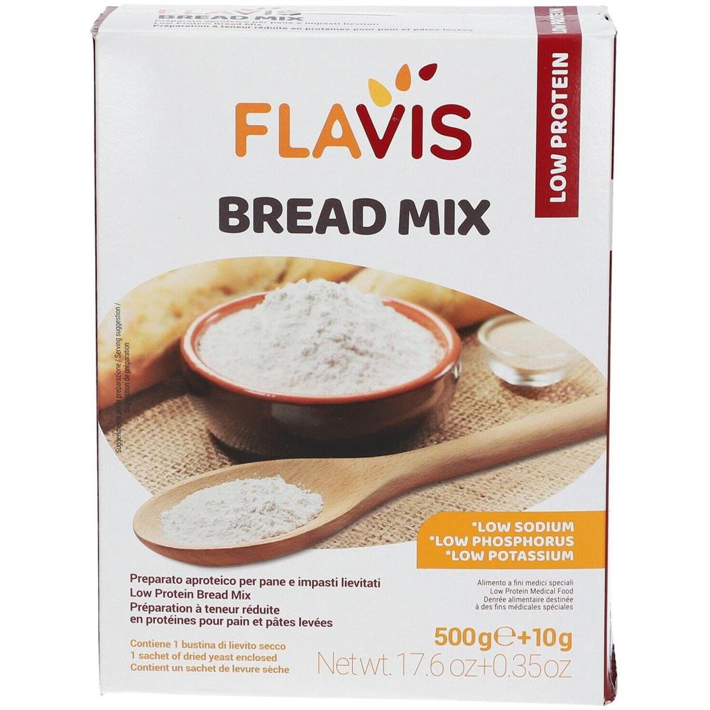 Flavis Bread Mix Preparato per Pane e Impasti Lievitati Aproteici 500 g - Foto 5