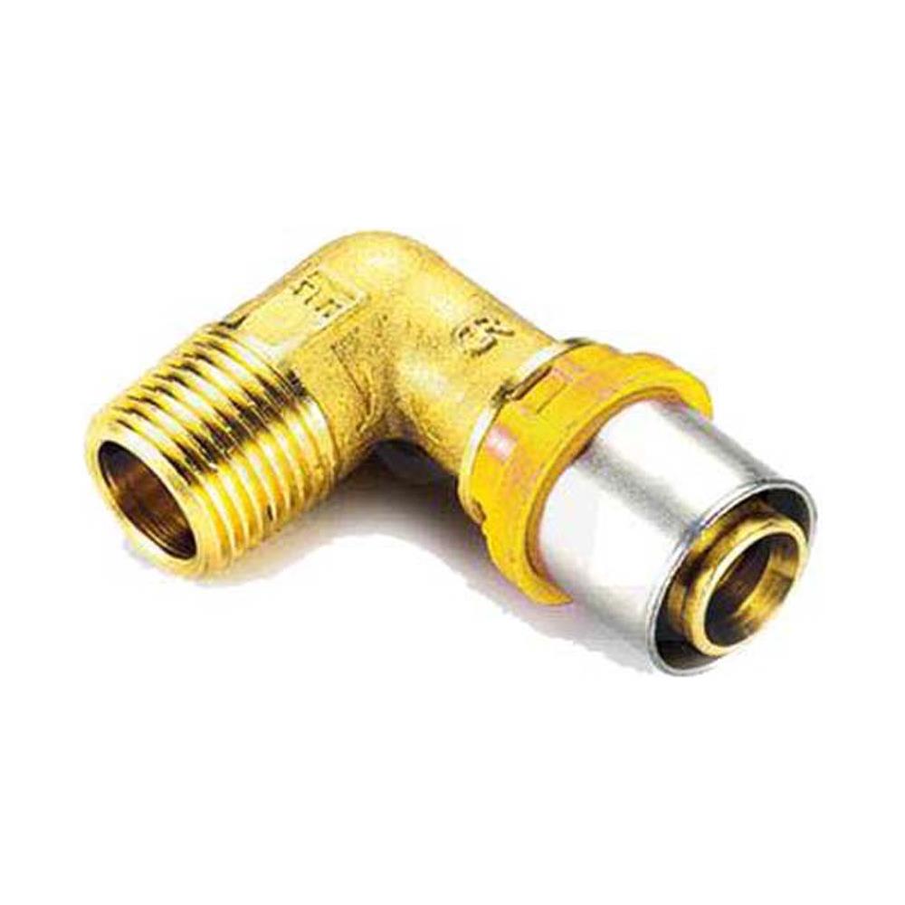 "RACCORDO PER GAS CURVO MASCHIO 16 x 1/2""" - Foto 1