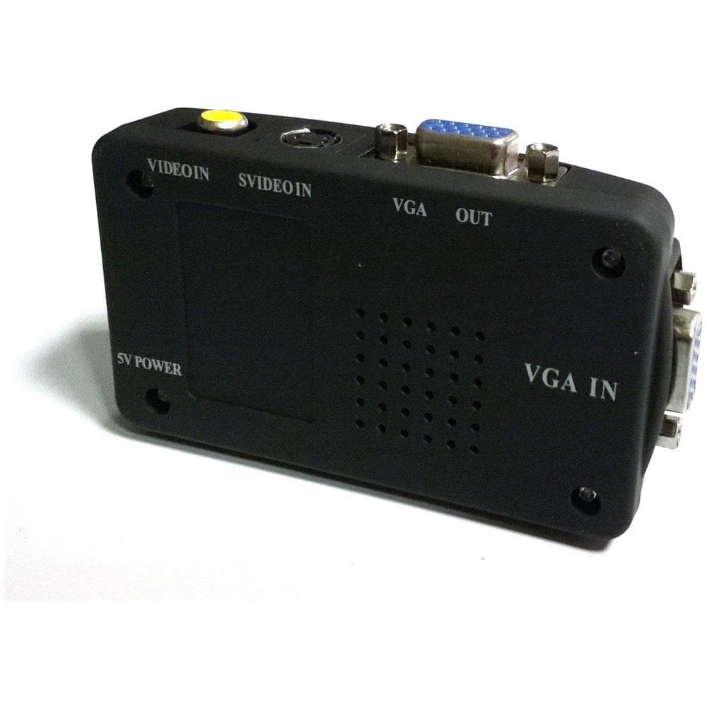 Convertitore Video Da Av, Rca, S-video A Vga Adattatore Monitor Pc Proiettori - Foto 2