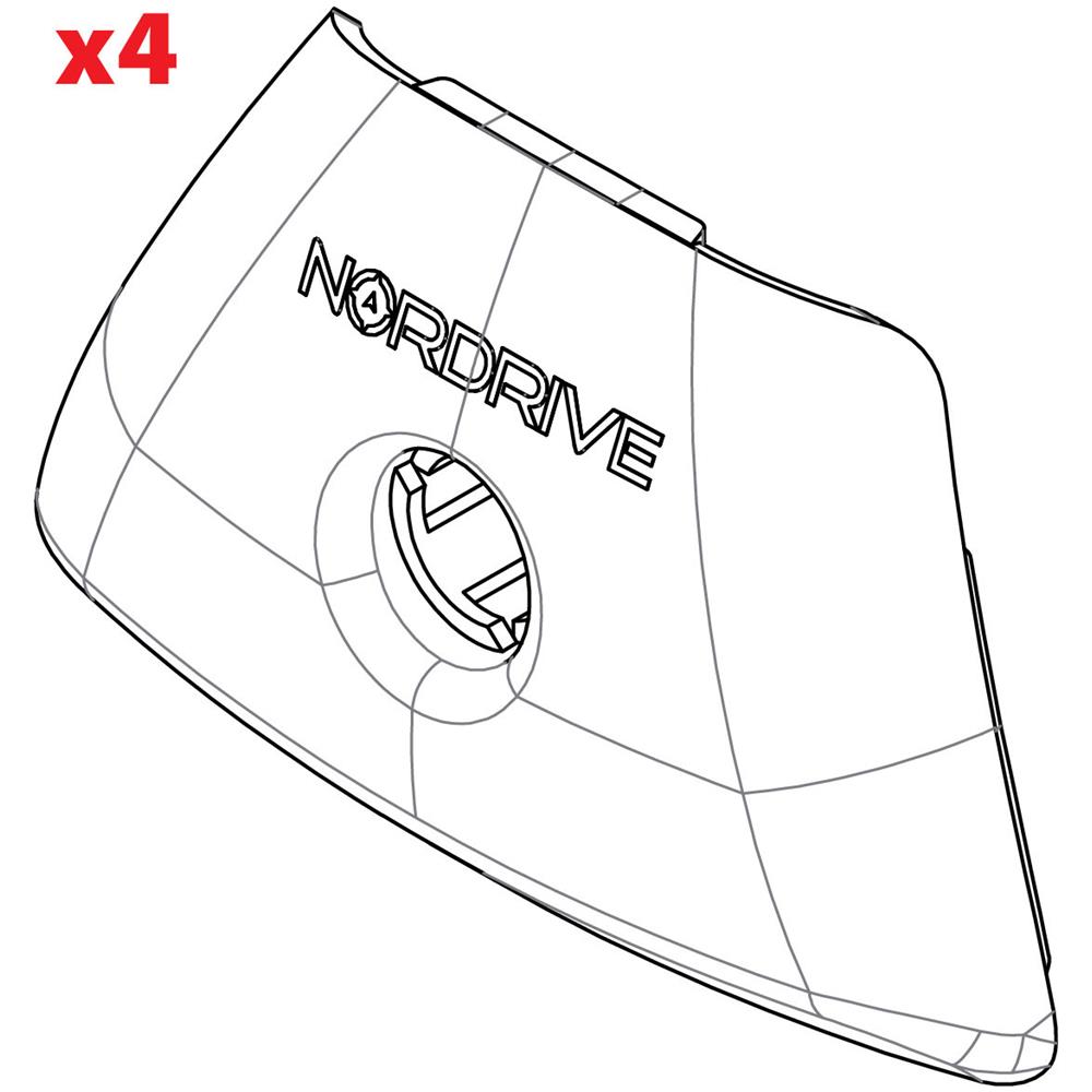 N99961 Set 4 Cover Piedi In-rail - Foto 1