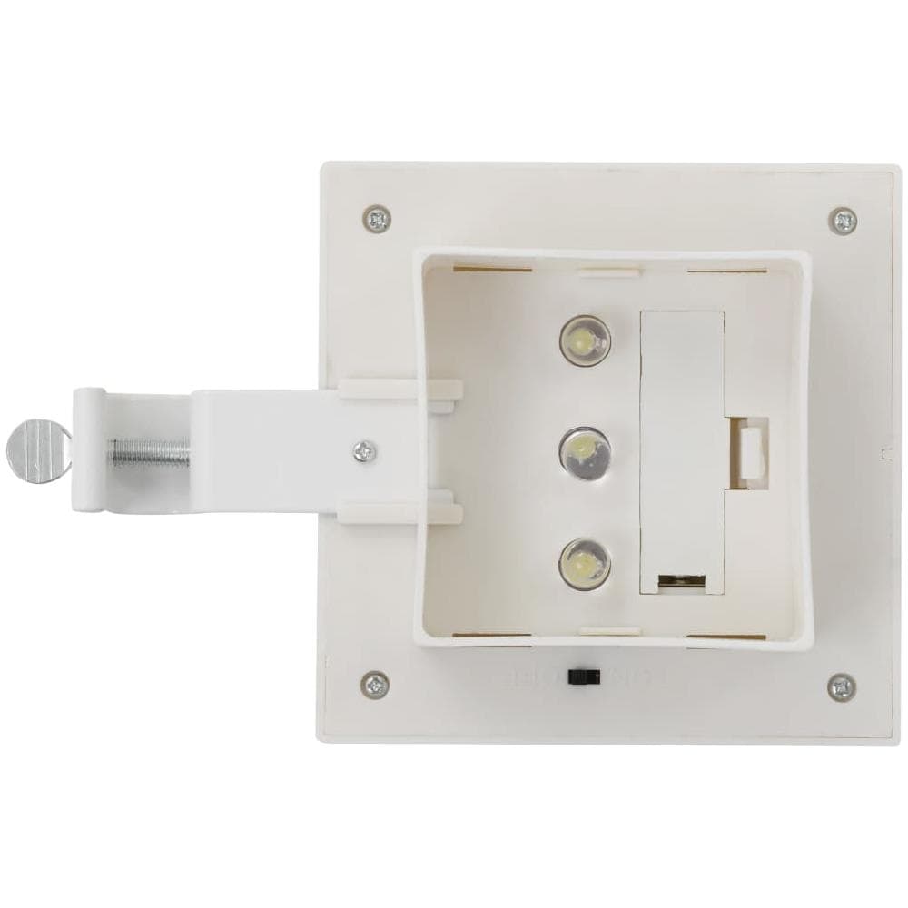 Lampade Solari Da Esterni 6 Pz A Led Quadrate 12 Cm Bianco - Foto 14