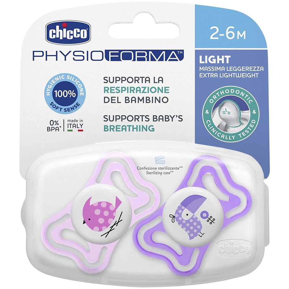 Succhietto Silicone 2 Pezzi 02 06 Mesi Bimba Rosa 71031.110 Assortito - Foto 2