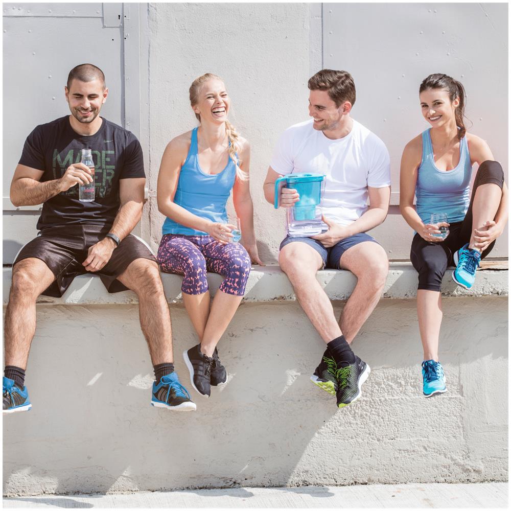 815485-A Filtraggio acqua Caraffa filtrante 2,6 L Trasparente, Bianco - Foto 6