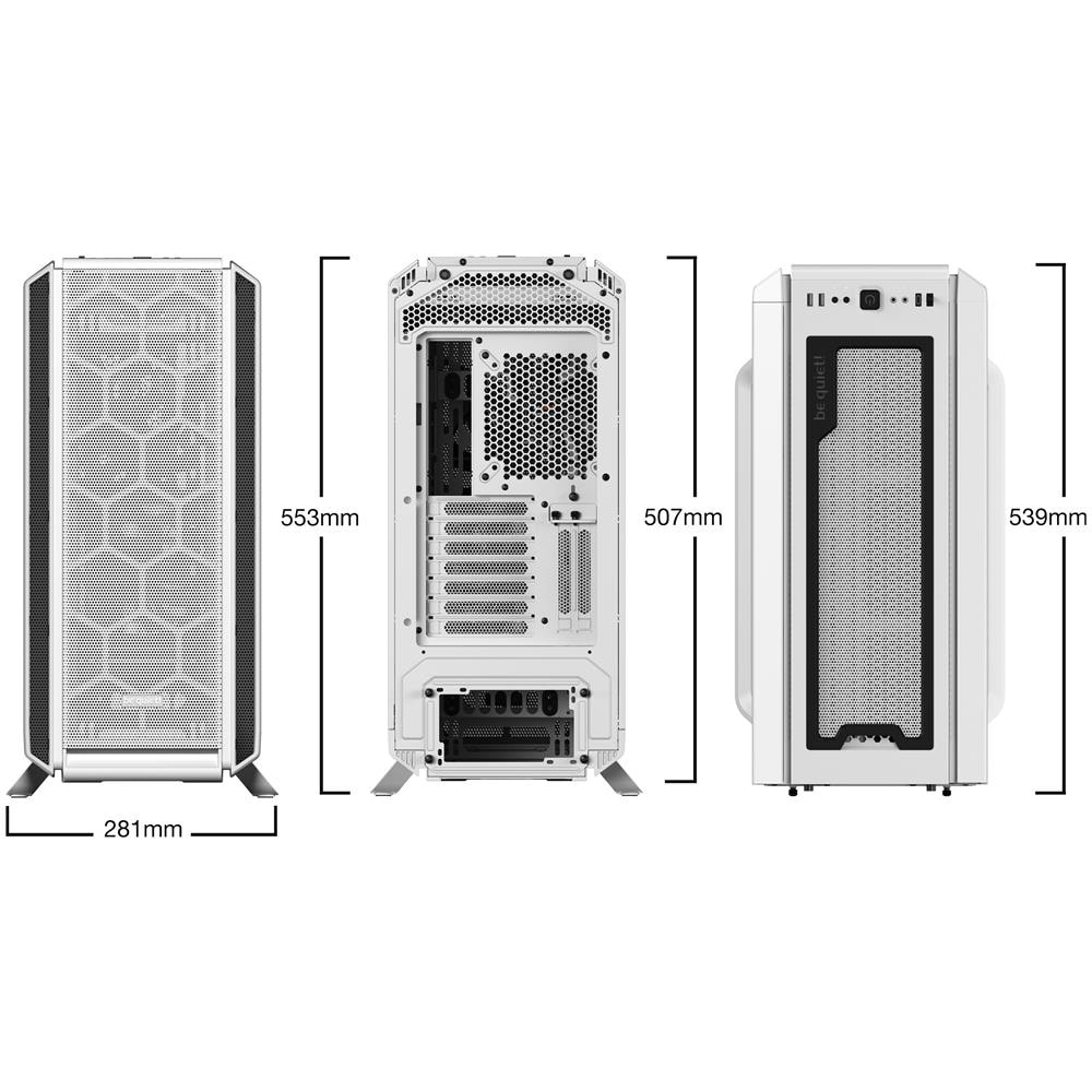 Case Silent Base 802 Middi Tower ATX / EATX / micro ATX / Mini-ITX Colore Bianco - Foto 2