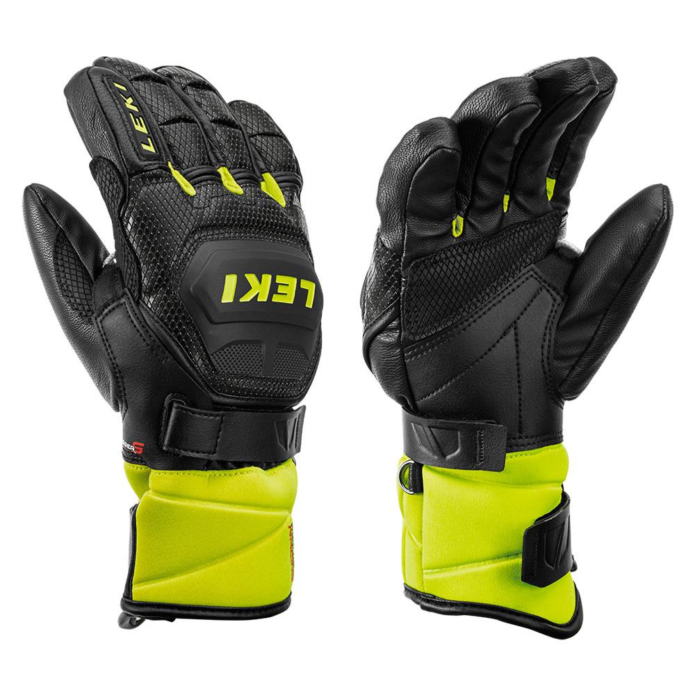 Guanti Sci Hs Worldcup Race Flex S Junior - 7 Black-yellow - Foto 1