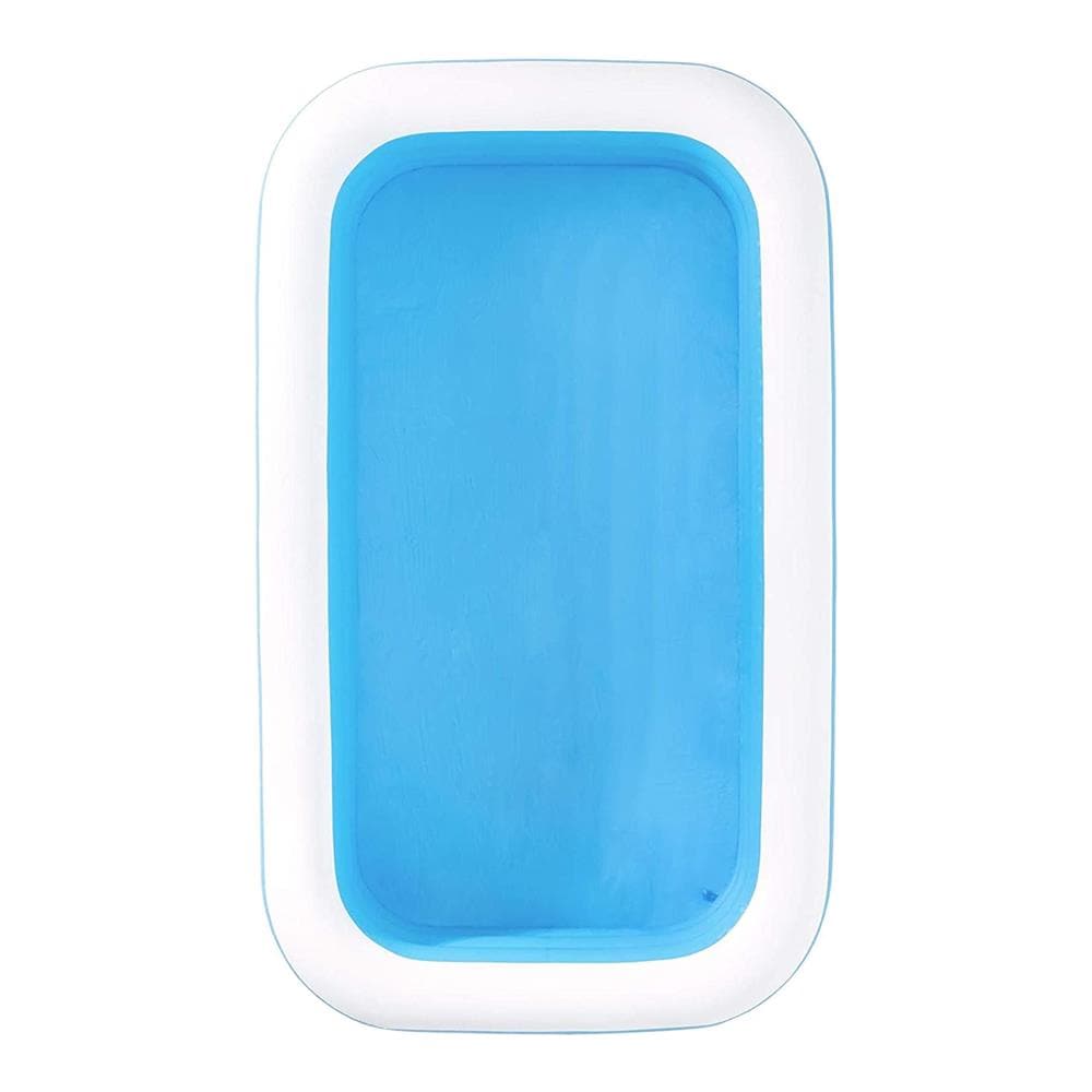 Piscina Gonfiabile Rettangolare Family 305x183x56cm 3 Anelli Bordi - Foto 5