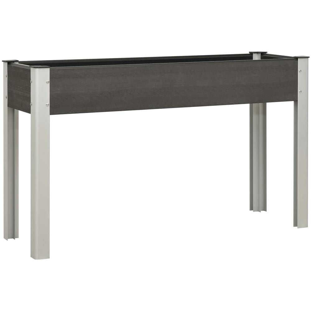 Fioriera Rialzata Per Terrazza Giardino Fioriera Arrugginita 240 X 80 X 45 Cm Acciaio Corten Marrone 02 0039868