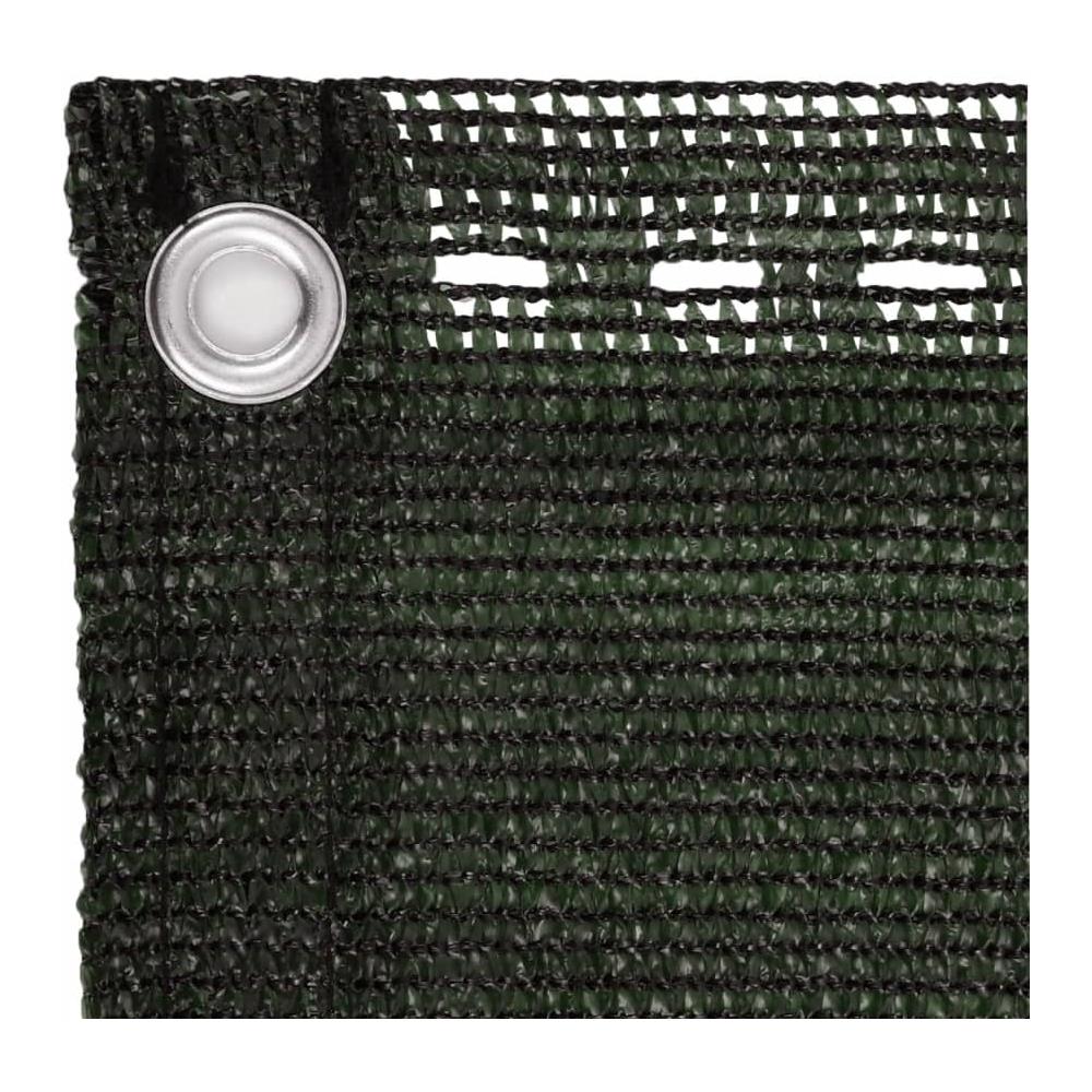Schermo Frangivista per Balcone Verde Scuro 90x500 cm in HDPE - Foto 5