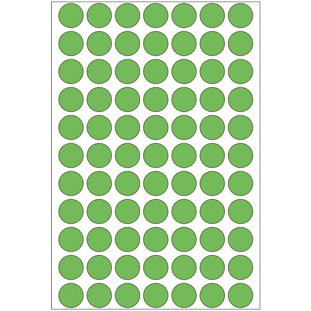Etiket 2235 ø13mm groen - Foto 1
