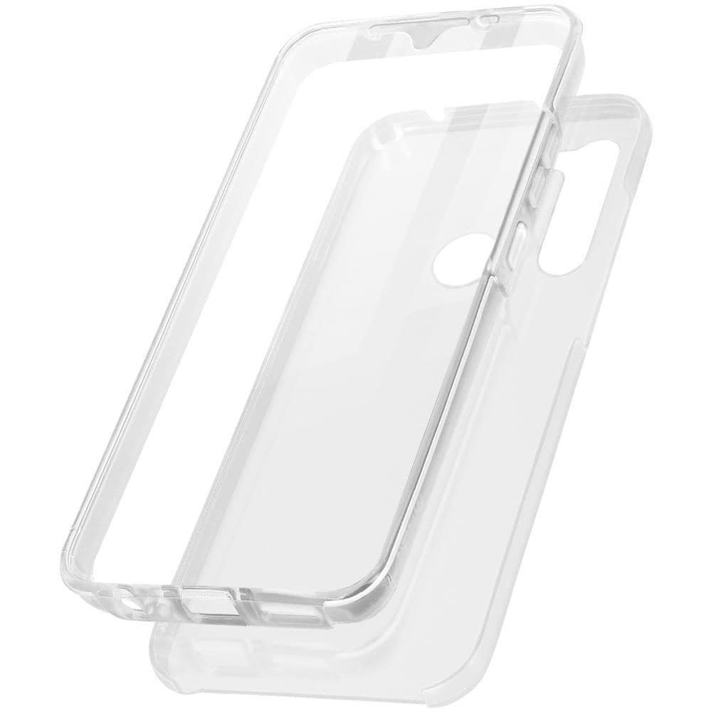 Cover Xiaomi Redmi Note 8 / 8 2021 Retro Rigido E Fronte Flessibile Trasparente - Foto 1