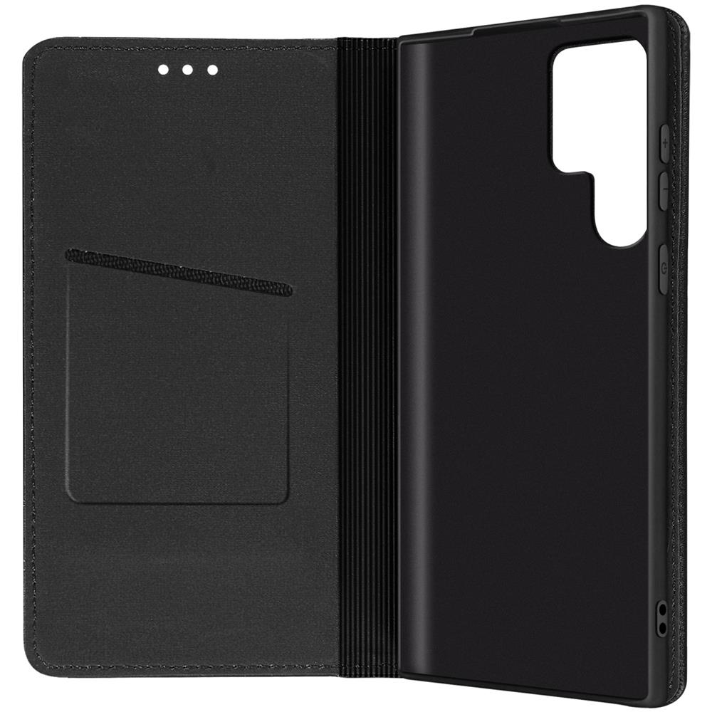 Custodia Per Galaxy S22 Ultra In Pelle Con Porta-carte Smart Pro - Nera - Foto 1