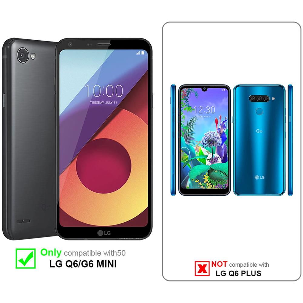 3x Pellicola Di Armatura Compatibile Con Lg Q6 In Elevata Trasparenza - 3x Vetro Temperato (tempered) Di Protezione Del Display In Durezza 9h Con 3d Touch - Foto 2