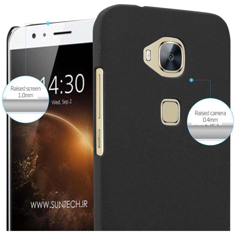 Cadorabo Custodia Compatibile Con Huawei G7 Plus / G8 / Gx8 In Frosty Nero - Hard Case Coperchio Protettivo In Frosted Look Contro I Graffi E Gli Urti - Foto 2