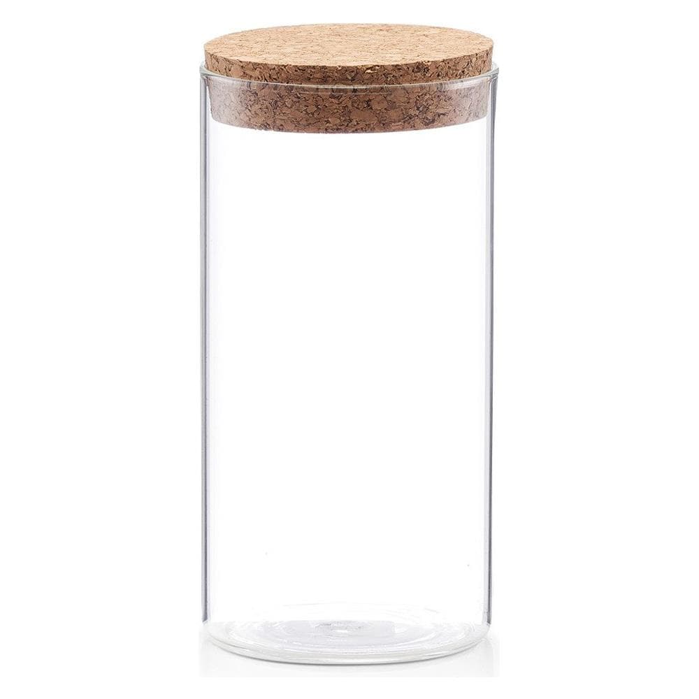 Vaso Di Vetro Per La Conservazione Di Prodotti Sfusi, Contenitore Da Cucina - 550 Ml, - Foto 1