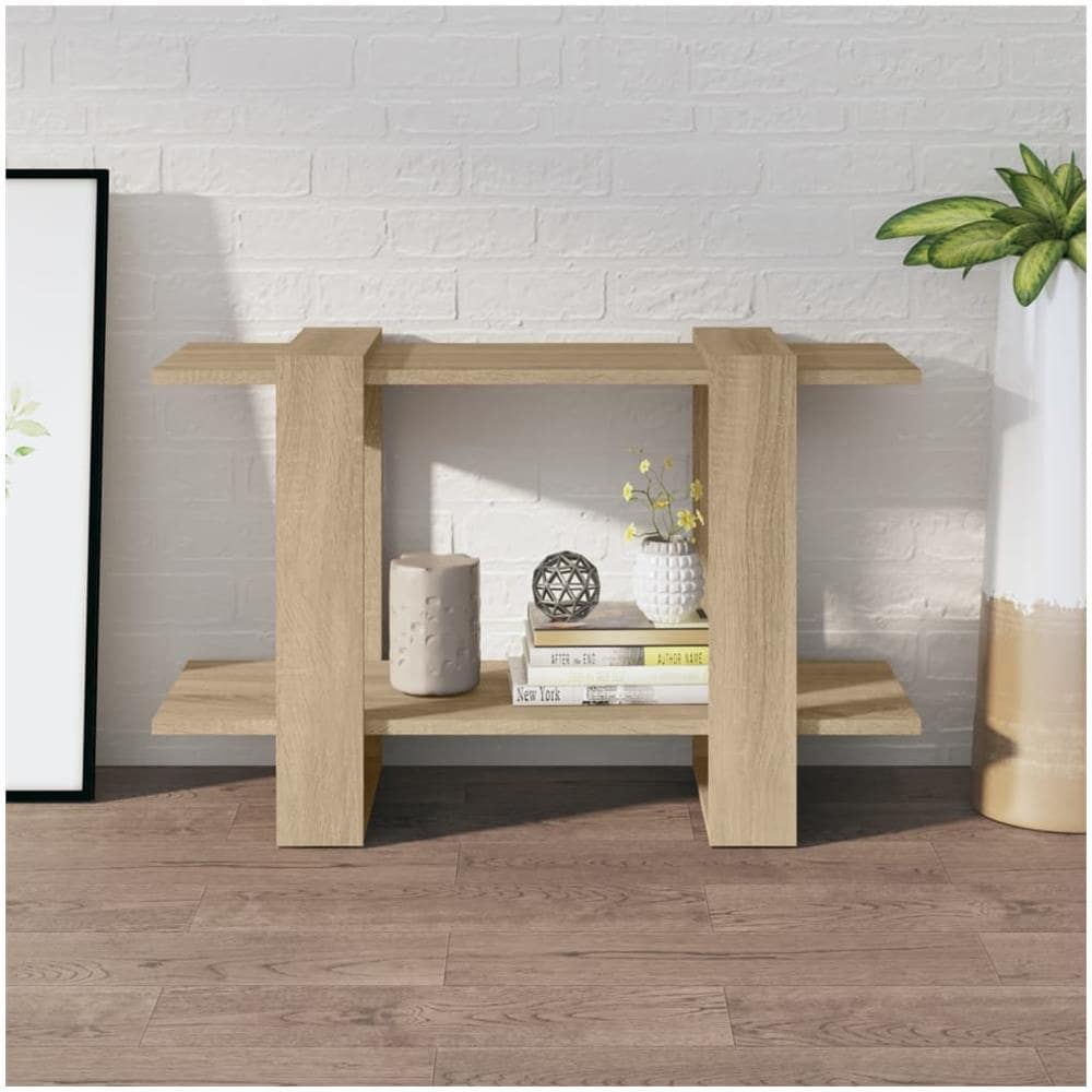 Libreria / divisorio Rovere Sonoma 80x30x51 Cm - Foto 3