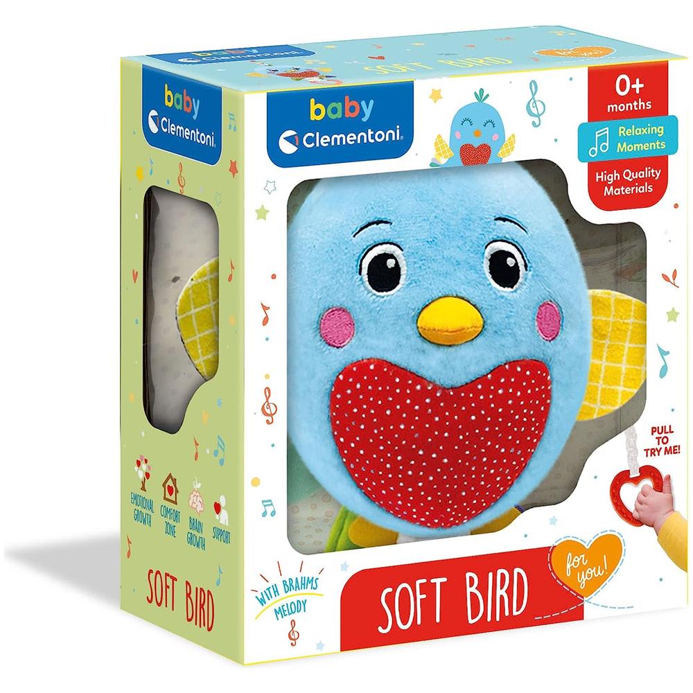 Carillon Clementoni 17794 Baby Soft Bird Musical Plush - Foto 2