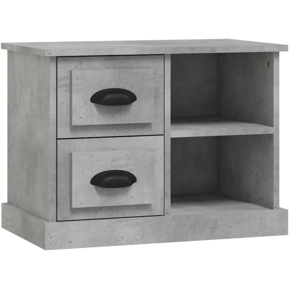 Comodino Grigio Cemento 60x35,5x45 Cm - Foto 2