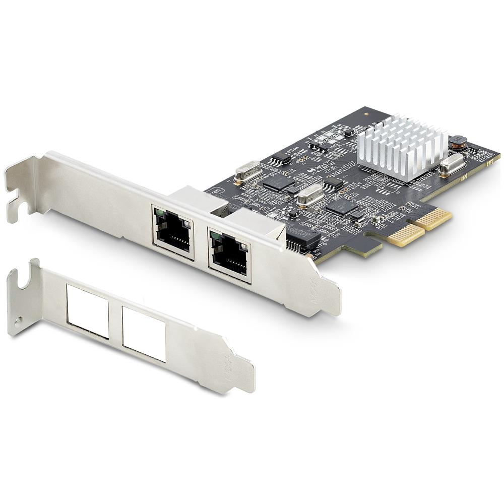 Scheda di rete 2.5 Gigabit a 2 porte - Scheda Ethernet PCIe da 2,5 Gbps NBASE-T, Intel I225-V, Scheda di rete per PC, NIC Multi-Gigabit, Scheda LAN per server PCI Express, Interfaccia Ethernet - Foto 6
