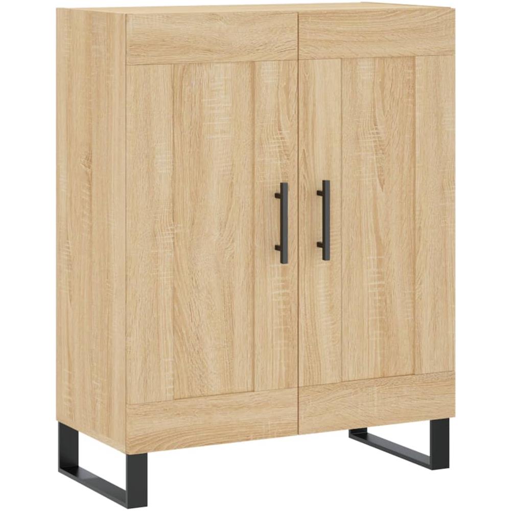 Credenza Rovere Sonoma 69,5x34x90 Cm In Legno Multistrato - Foto 2