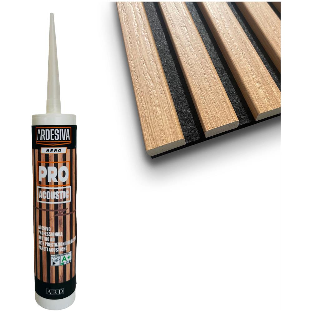 Colla In Boccetta 290ml Ardesiva Superpotente Per Pannelli Acustici Lamelli E Millerighe - Foto 1