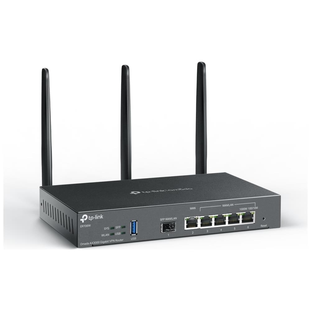 Router Wireless Omada ER706W Dual-band (2.4 GHz / 5 GHz) 3000 Mbit /s 4x Gigabit Ethernet Colore Nero - Foto 2