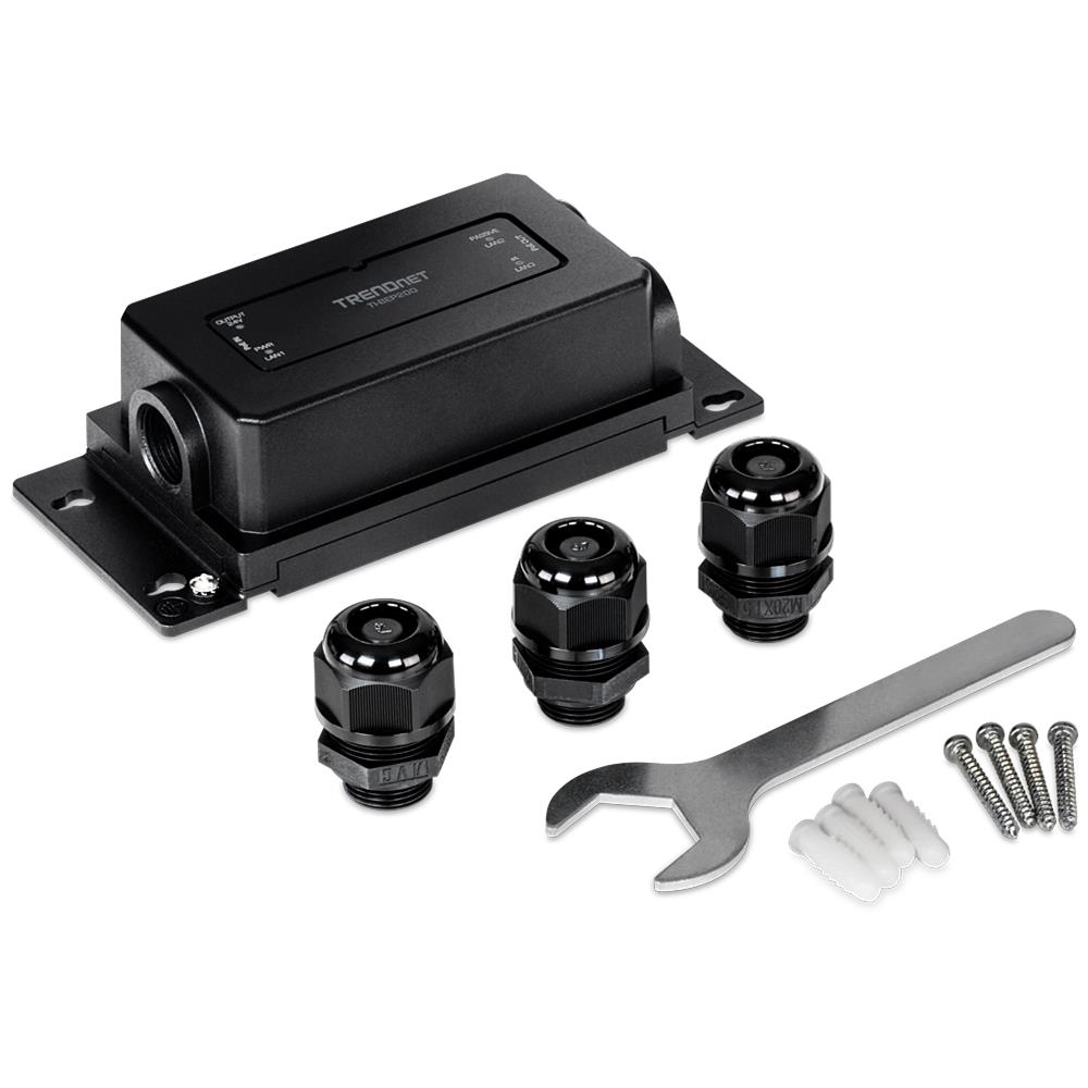 Extender PoE+ attivo /passivo Gigabit da esterno industriale a 2 porte - Foto 5