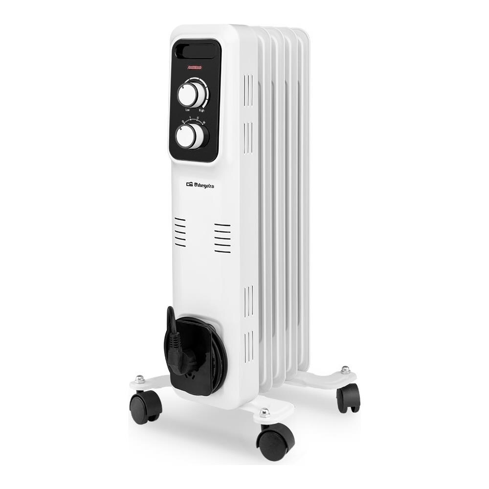 18023 stufetta elettrica Interno Nero, Bianco 1000 W Riscaldatore ambiente elettrico a olio - Foto 1