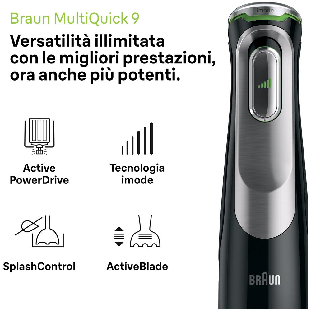 Frullatore ad Immersione 0X22111380 Potenza 1200 Watt Colore Nero, Acciaio inox - Foto 2