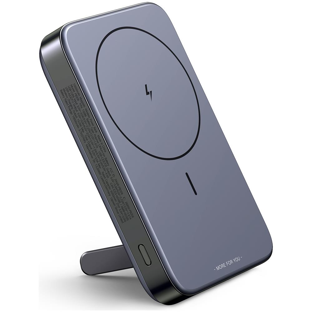 10000mAh Mini Powerbank Wireless 20W with MagSafe grey - Foto 2