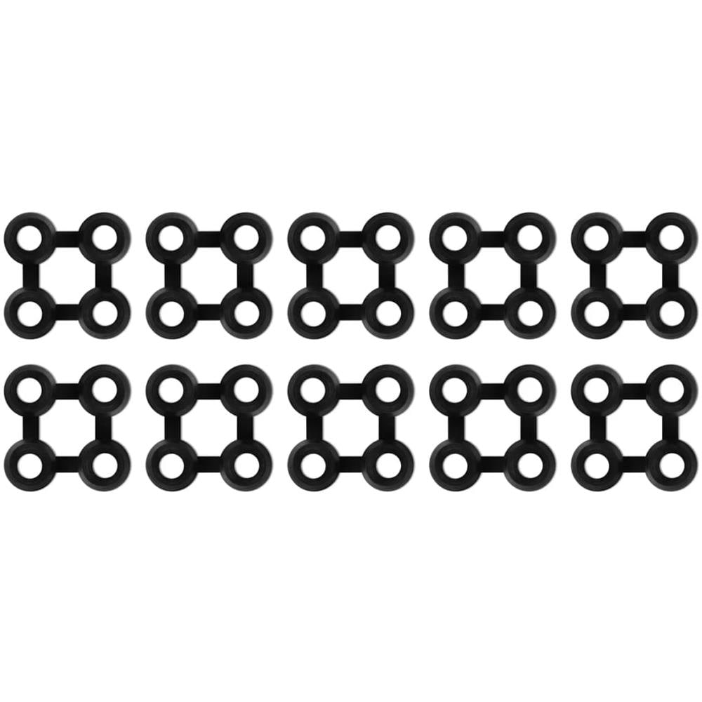 Connettori Per Zerbino 10 Pz In Gomma Nera - Foto 2